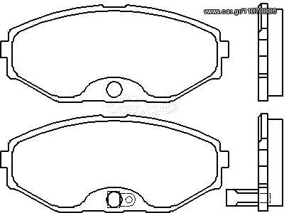 ΣΕΤ ΤΑΚΑΚΙΑ ΕΜ.NISSAN MAXIMA ΚΑΙΝ. BREMBO P56045 INFINITI J30 INFINITI Q45 NISSAN MAXIMA