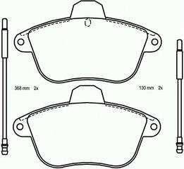 ΣΕΤ ΤΑΚ.ΕΜ.CITROEN XM ΚΑΙΝ. BREMBO P61046 CITROEN XM RENAULT CLIO RENAULT SPORT