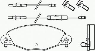 ΣΕΤ ΤΑΚΑΚΙΑ ΕΜ.CITROEN C5 ΚΑΙΝ. BREMBO P61072 CITROEN C5