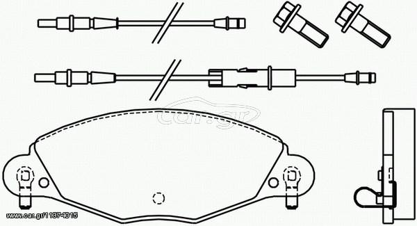 ΣΕΤ ΤΑΚΑΚΙΑ ΕΜ.CITROEN C5 ΚΑΙΝ. BREMBO P61072 CITROEN C5