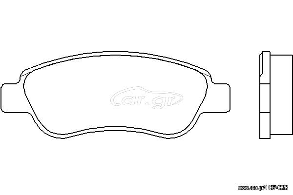 ΣΕΤ ΤΑΚ. C1, AYGO, 107 ΚΑΙΝ. BREMBO P61081 CITROEN C1 PEUGEOT 107 PEUGEOT 108 TOYOTA AYGO