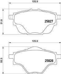 ΤΑΚΑΚ.ΟΠ.C4 II PICASSO 290MM ΚΑΙΝ. BREMBO P61124 CITROEN C4 PEUGEOT 308