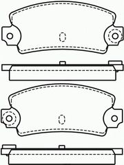 ΣΕΤ ΤΑΚΑΚΙΑ ΦΡΕΝΩΝ RENAULT ΚΑΙΝ. BREMBO P68002 RENAULT 18 RENAULT 21 RENAULT 25 RENAULT 30 RENAULT 5 RENAULT ESPACE RENAULT FUEGO TALBOT MURENA