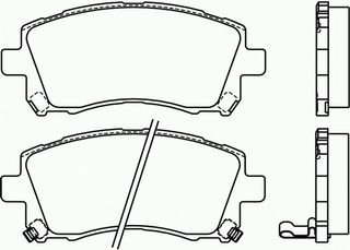 ΣΕΤ ΤΑΚΑΚΙΑ RACING EM.SUB.IMPR ΚΑΙΝ. BREMBO P78010 SUBARU FORESTER SUBARU IMPREZA SUBARU LEGACY SUBARU OUTBACK