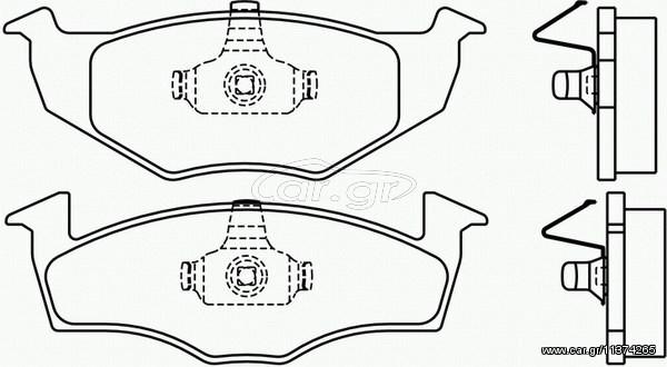 ΣΕΤ ΤΑΚΑΚΙΑ ΕΜ.POLO 95-/FABIA ΚΑΙΝ. BREMBO P85025 SEAT AROSA SKODA FABIA SKODA ROOMSTER VW FOX VW LUPO VW POLO