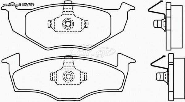 ΣΕΤ ΤΑΚΑΚΙΑ ΦΡ.ΕΜ.AUDI,VW,SEAT ΚΑΙΝ. BREMBO P85030 SEAT CORDOBA SEAT IBIZA SEAT TOLEDO VW GOLF VW POLO VW VENTO