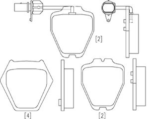 ΣΕΤ ΤΑΚ.ΕΜ.VW PHAETON ΚΑΙΝ. BREMBO P85067 AUDI A4 AUDI A6 AUDI ALLROAD VW PASSAT VW PHAETON