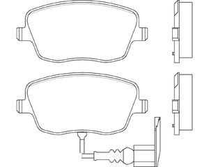 ΣΕΤ ΤΑΚΑΚ.ΕΜ.IBIZA IV/POLO 01- ΚΑΙΝ. BREMBO P85077 SEAT CORDOBA SEAT IBIZA SKODA FABIA SKODA ROOMSTER VW POLO