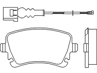 ΣΕΤ ΤΑΚ.ΟΠ. TRANSPORTER T5 03- ΚΑΙΝ. BREMBO P85083 VW MULTIVAN VW TRANSPORTER