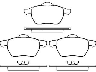 ΣΕΤ ΤΑΚ.ΕΜ.VOLVO C70/S70/V70 ΚΑΙΝ. BREMBO P86015 VOLVO C70 VOLVO S70 VOLVO V70