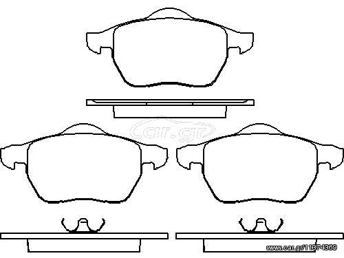 ΣΕΤ ΤΑΚ.ΕΜ.VOLVO C70/S70/V70 ΚΑΙΝ. BREMBO P86015 VOLVO C70 VOLVO S70 VOLVO V70