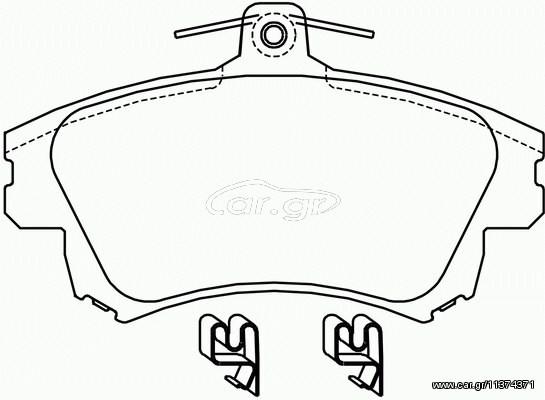 ΣΕΤ ΤΑΚ.EMΠΡ.VOLVO S40-V40  98 ΚΑΙΝ. BREMBO P86017 MITSUBISHI CARISMA VOLVO S40 VOLVO V40