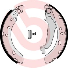 ΣΕΤ ΣΙΑΓ.ΦΡ.MICRA K11 ΚΑΙΝ. BREMBO S56507 NISSAN MICRA