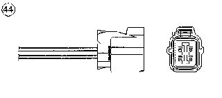 ΑΙΣΘΗΤΗΡΑΣ Λ CRV II (RD) 2.0 ΚΑΙΝ. NGK 0060 HONDA CR-V