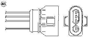 ΑΙΣΘΗΤΗΡΑΣ ΛΑΜΔΑ PASS./A4 94-9 ΚΑΙΝ. NGK 0129 AUDI A4 VW PASSAT