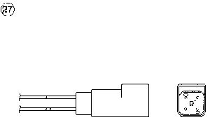 ΑΙΣΘΗΤ.Λ.ΕΜΠ.MAZDA 323 1.5 94- ΚΑΙΝ. NGK 0190 FORD FIESTA FORD MONDEO