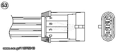 ΑΙΣΘΗΤ.Λ.ΕΜΠ.ASTRA 1.8 92-95 ΚΑΙΝ. NGK 1954 OPEL ASTRA OPEL CALIBRA OPEL VECTRA