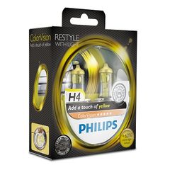 SET H4 ColorVision Yellow ΚΑΙΝ. PHILIPS 36789828 MITSUBISHI Canter MULTICAR Fumo MULTICAR M26 MULTICAR Tremo NISSAN CABSTAR