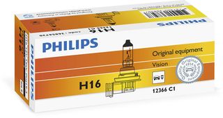 LAMP H16 12V 19W ΚΑΙΝ. PHILIPS 36856730 DACIA LOGAN LEXUS RX RENAULT TWINGO