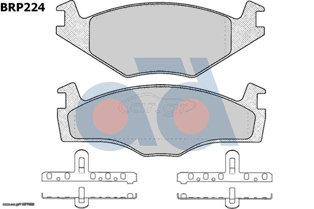 ΣΕΤ ΤΑΚΑΚΙΑ ΕΜ.IBIZA 2/GOLF1,2 ΚΑΙΝ. AD INTERNATIONAL BRP224 SEAT CORDOBA SEAT IBIZA VW GOLF VW JETTA VW PASSAT VW POLO VW SANTANA VW SCIROCCO