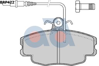 ΣΕΤ ΤΑΚΑΚΙΑ ΖΧ 1.6/1.9 ΕΜ ΚΑΙΝ. AD INTERNATIONAL BRP422 CITROEN ZX