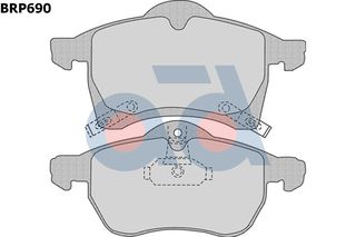 ΣΕΤ ΤΑΚΑΚΙΑ ΕΜ.OPEL ZAFIRA 99- ΚΑΙΝ. AD INTERNATIONAL BRP690 OPEL ASTRA OPEL ZAFIRA