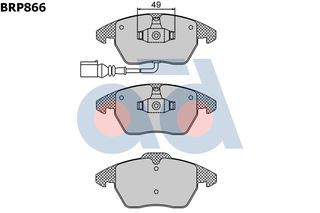 ΣΕΤ ΤΑΚ.ΕΜ.AUDI A3/GOLF V 2.0 ΚΑΙΝ. AD INTERNATIONAL BRP866 AUDI A1 AUDI A3 AUDI TT SEAT ALTEA SEAT IBIZA SEAT LEON SEAT TOLEDO SKODA FABIA SKODA OCTAVIA SKODA RAPID SKODA ROOMSTER SKODA SUPERB SKODA