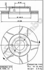 ΔΙΣΚ.ΕΜ.MAX LANCER-COLT-V-V1 ΚΑΙΝ. BREMBO 09705675 MITSUBISHI CARISMA MITSUBISHI COLT MITSUBISHI LANCER PROTON JUMBUCK PROTON PERSONA PROTON SATRIA PROTON WIRA