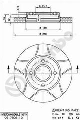 ΔΙΣΚΟΙ ΦΡΕΝΩΝ ΜΑΧ ΚΑΙΝ. BREMBO 09780675 FORD FIESTA FORD FOCUS FORD FUSION FORD KA FORD PUMA FORD STREET MAZDA 121 MAZDA 2