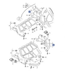 Πλαστικό κάλλυμα μηχανής κάτω αριστερό (ΚΑΙΝΟΥΡΓΙΟ) . SEAT . (No 3 στο τεχνικό σχέδιο)