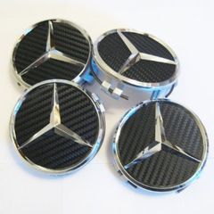 Mercedes-Benz 4τμχ καπάκια ζάντας Carbon 70mm