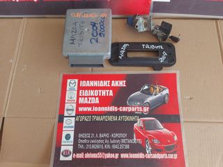 MAZDA TRIBUTE 2003 2000cc  ΕΓΚΕΦΑΛΟΣ WFE7 ΚΑΙ YL8F-12A650-RH 