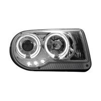 Φανάρια DECTANE Angel Eyes Chrysler 300c 04-08 (Χρώμιο) Λάμπες H1/HB4, Με διπλό δαχτ