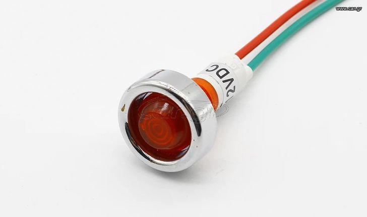 Ενδεικτικό LED Κόκκινος φωτισμός 12V Κωδικός ST2017...SoundStreet....