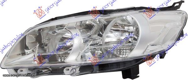 Φανάρι Εμπρός PEUGEOT 301 Sedan / 4dr 2013 - 2017 1.2 VTi 72  ( HMY (EB2M)  ) (72 hp ) Βενζίνη #632005142