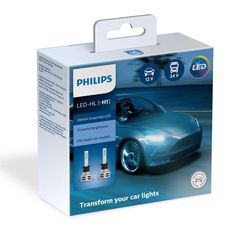 ΛΑΜΠΕΣ LED ΣΕΤ 2 ΤΕΜ. PHILIPS H1 12/24V 6500K