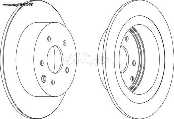 ΣΕΤ ΔΙΣΚΟΙ ΦΡ.ΟΠ.QASHQAI ΚΑΙΝ. FERODO DDF1590 NISSAN JUKE NISSAN NV200 NISSAN PULSAR NISSAN QASHQAI