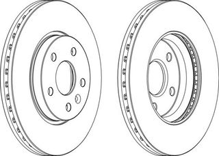 ΣΕΤ ΔΙΣΚ.ΦΡ.ΕΜ.ASTRA J (276mm) ΚΑΙΝ. FERODO DDF1869 CHEVROLET AVEO CHEVROLET CRUZE OPEL ASTRA