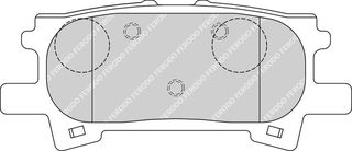 ΣΕΤ ΤΑΚΑΚ.ΟΠ.LEXUS RX300 03- ΚΑΙΝ. FERODO FDB1731 LEXUS RX