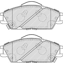 ΣΕΤ ΤΑΚ.EM.ACCENT/GETZ 00- ΚΑΙΝ. FERODO FDB4076 HONDA ACCORD HYUNDAI ACCENT HYUNDAI EXCEL HYUNDAI GETZ HYUNDAI LANTRA HYUNDAI PONY HYUNDAI S