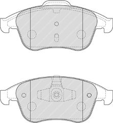 ΤΑΚ.EM.MEGANE III/ COUPE 16 ΚΑΙΝ. FERODO FDB4181 RENAULT CLIO RENAULT GRAND SCENIC RENAULT MEGANE RENAULT SCENIC