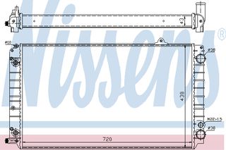 ΨΥΓΕΙΟ AUDI A8 AT. 94- ΚΑΙΝ. NISSENS 60239 AUDI A8
