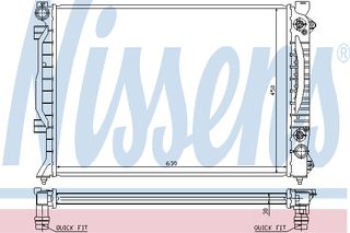 ΨΥΓΕ AUDI A6 II 2,5TDI AT 97- ΚΑΙΝ. NISSENS 60423A AUDI A6 AUDI ALLROAD