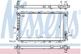 ΨΥΓΕΙΟ AUDI 100 2,8 AT 90-91 ΚΑΙΝ. NISSENS 60480 AUDI 100