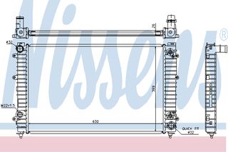 ΨΥΓΕΙΟ AUDI A8 2,8-4,2 AT. 94- ΚΑΙΝ. NISSENS 60493A AUDI A8