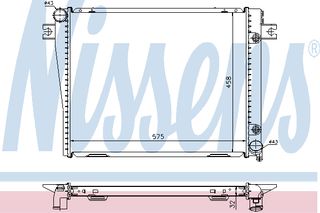 ΨΥΓΕΙΟ BMW 525I-635CSI  81- ΚΑΙΝ. NISSENS 60601A BMW 5 BMW 6