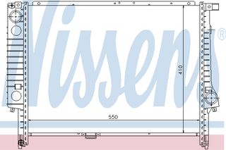 ΨΥΓΕΙΟ BMW 325 TDS  93- ΚΑΙΝ. NISSENS 60605 BMW 3 BMW Z3