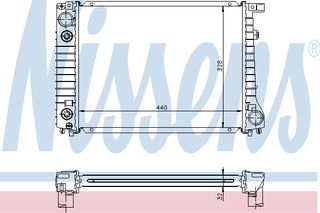 ΨΥΓΕΙΟ BMW 320I-325I  AT 87- ΚΑΙΝ. NISSENS 60796A BMW 3