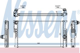 ΨΥΓΕΙΟ BMW  F20 328i-335i  11- ΚΑΙΝ. NISSENS 60816 BMW 1 BMW 2 BMW 3 BMW 4 BMW i3