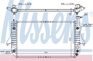 ΨΥΓΕΙΟ CHEV ASTRO 4.3 95 ΚΑΙΝ. NISSENS 60908 CHEVROLET ASTRO